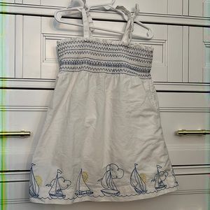 Lilly Pulitzer Black Label Smocked Sailboat Dress 2T